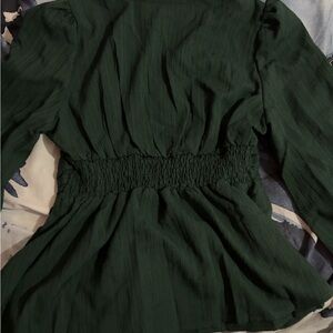 Elegant Green Women's Top